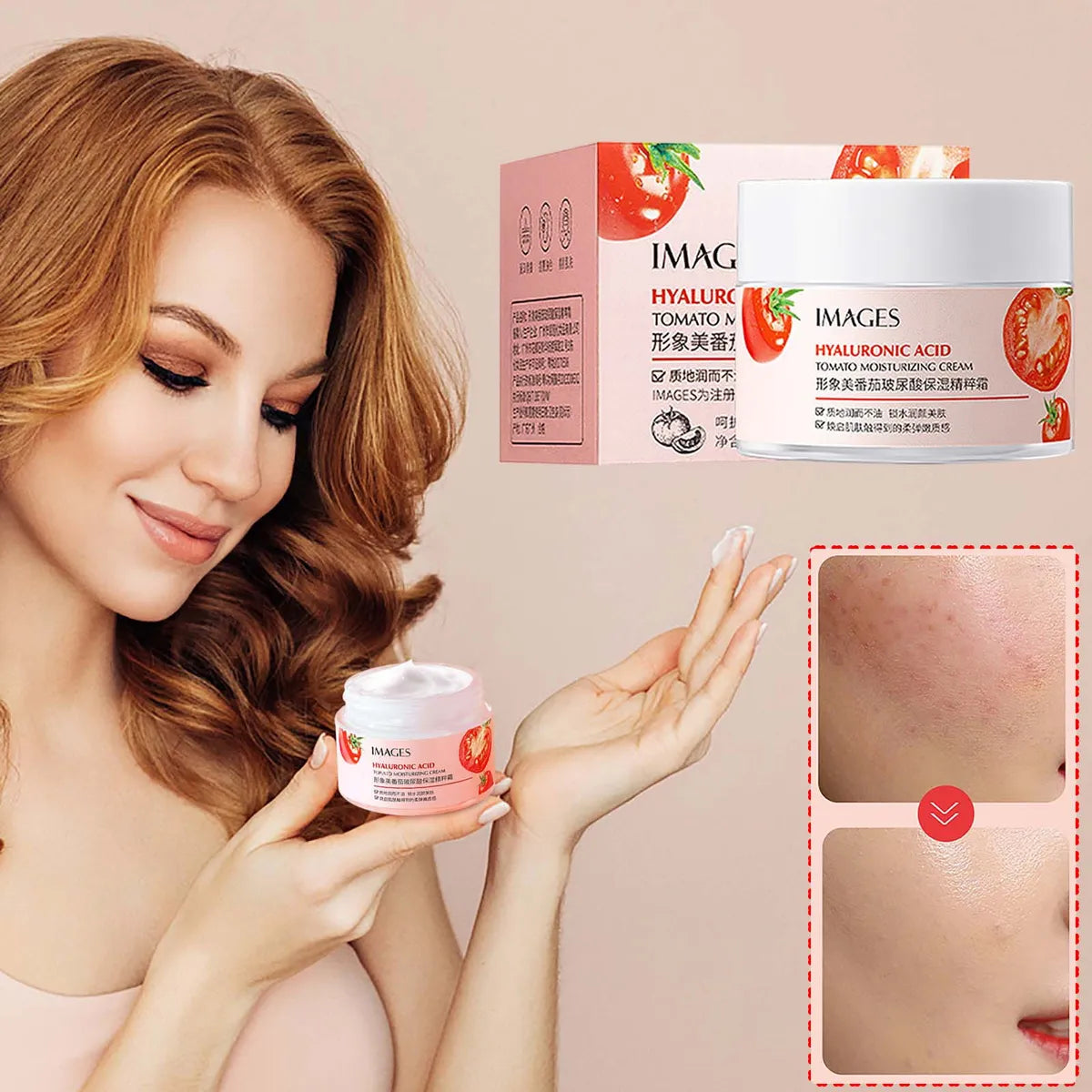 Fresh Crema Facial Hidratante con Tomate y Ácido Hialurónico
